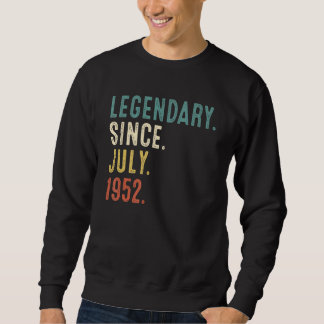 Sweatshirt 70 ans de légende depuis juillet 1952 70e annivers