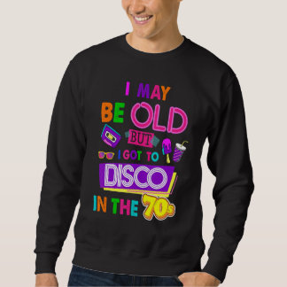 Sweatshirt 70s Design For Women Rave Outfit & 70s Festival Co