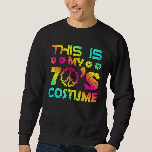 Sweatshirt 70s Halloween Costume 1970s Seven Music Disco (Devant)