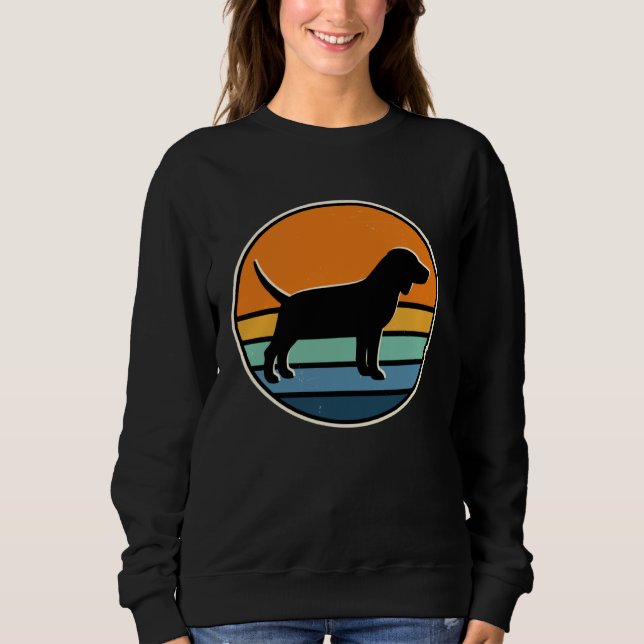 Sweatshirt 70s Retro Vintage Beagle (Devant)
