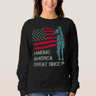 Sweatshirt 73ème anniversaire de la grandeur de l'Amérique de