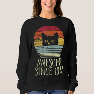 Sweatshirt 79e anniversaire stupéfiant depuis 1943 79 ans