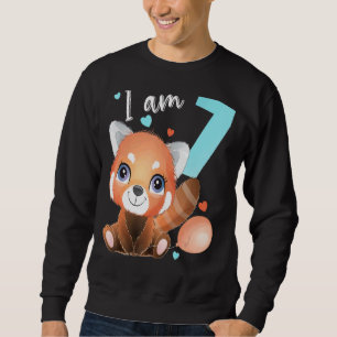 Sweatshirt 7 Ans 7 Anniversaire tenue garçon fille panda