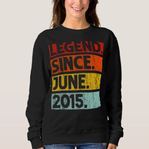 Sweatshirt 7e anniversaire Légende depuis juin 2015 7 ans