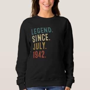 Sweatshirt 80 ans de légende depuis juillet 1942 80e annivers