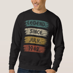 Sweatshirt 80 ans de légende depuis juillet 1942 80e annivers