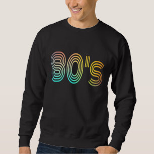 Sweatshirt 80s tenue pour 80s Costume de carnaval de fête
