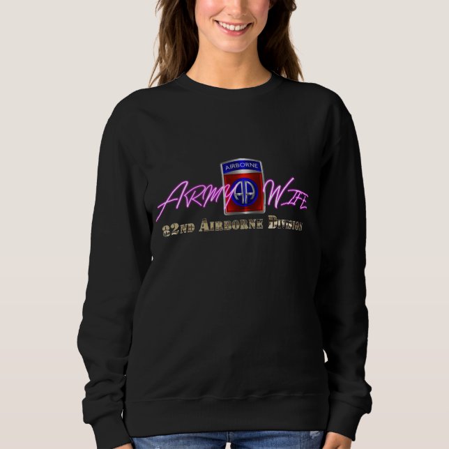 Sweatshirt 82e division aéroportée Femme d'armée (Devant)
