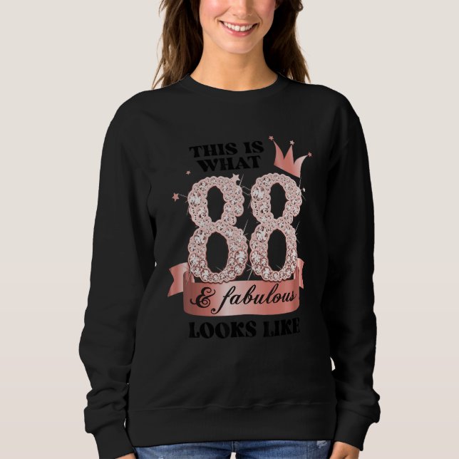 Sweatshirt 88 & Fabulous I Rose And White Party Group Candid  (Devant)