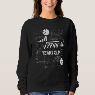 Sweatshirt 88 Years Old Bday Math Teacher 88th Birthday Gift