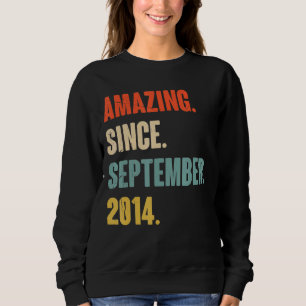 Sweatshirt 8 ans 8e anniversaire Extraordinaire depuis le 2 s