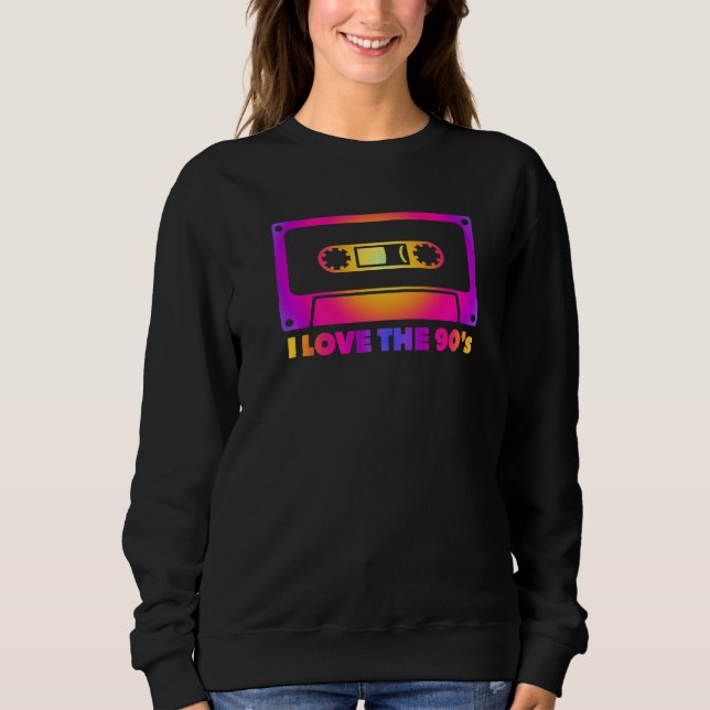 Sweatshirt 90s Fun Cassette Pop Graphic Pour Hipsters Retro H (Devant)