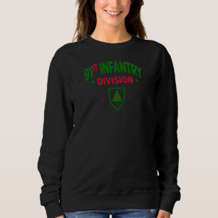 Sweatshirt 91e division d'infanterie - Femmes militaires amér