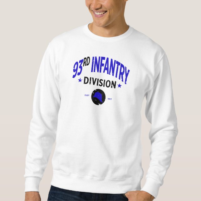 Sweatshirt 93e division d'infanterie "Casques bleus" (Devant)