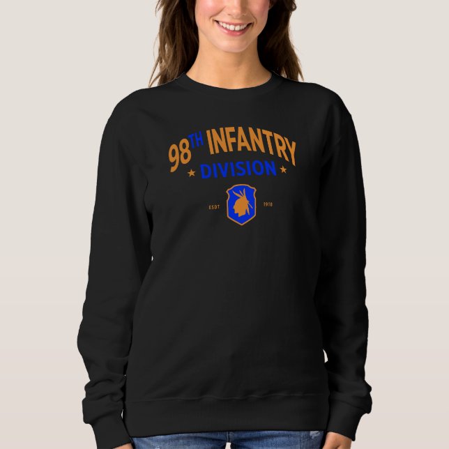 Sweatshirt 98e division d'infanterie - Femmes militaires amér (Devant)