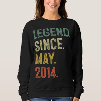 Sweatshirt 9 ans Cadeau 9e anniversaire garçon enfants Légend
