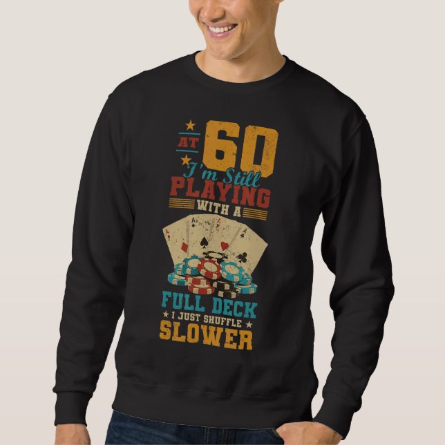 Sweatshirt À 60 Jouer avec le pont complet 60e Anniversaire P (Devant)