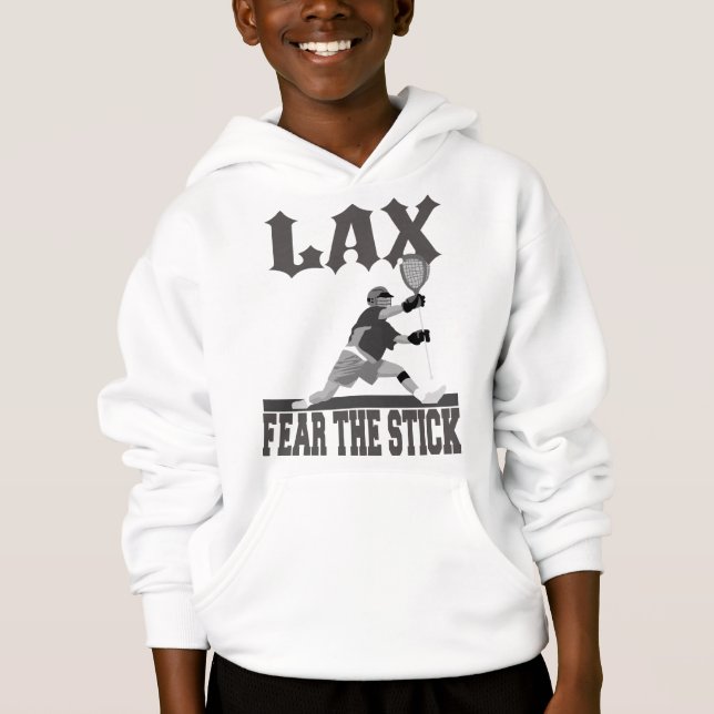 Sweatshirt à capuchon de lacrosse (Devant)