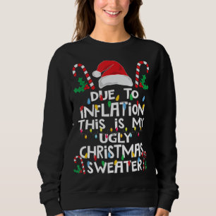 Sweatshirt A cause de l'inflation, les affreux pulls de Noël