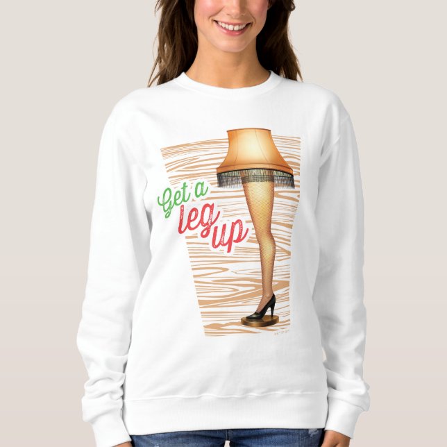 Sweatshirt A Christmas Story Lamp | Get a Leg Up (Devant)