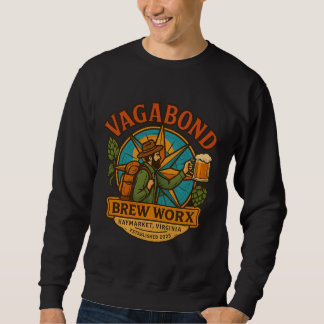 Sweatshirt à col rond avec logo