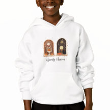 Sweatshirt à Fenêtres en Arc de la Saison Effrayan