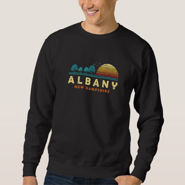 Sweatshirt À feuillage persistant Sunset Albany Forêt New Ham (Devant)