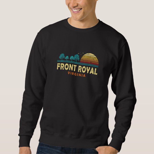 Sweatshirt À feuillage persistant Sunset Front Royal Forest V (Devant)