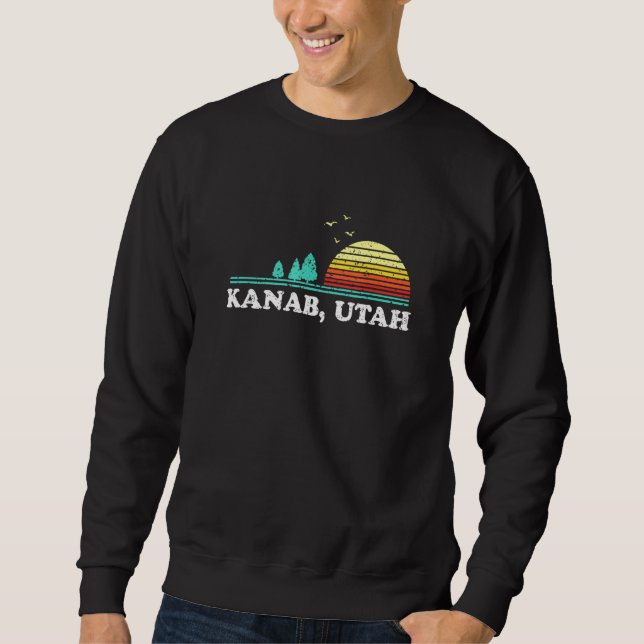 Sweatshirt À feuillage persistant Sunset Kanab Forest Utah Wo (Devant)