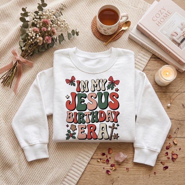 Sweatshirt À l'ère de l'anniversaire de Jésus, Noël  (Créateur téléchargé)