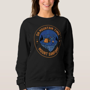 Sweatshirt À l'heure de la montagne Mont Sanford Randonnée Al