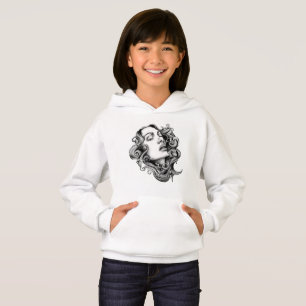 Sweatshirt à lignes esthétiques féminines