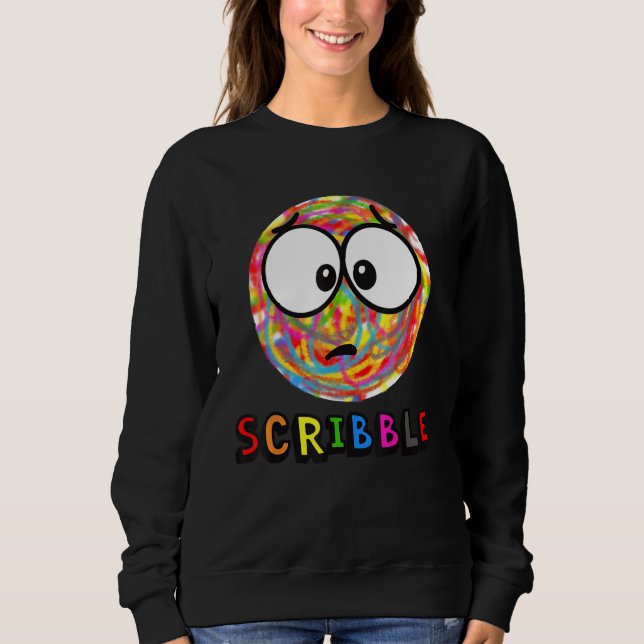 Sweatshirt A Little Scribble (Devant)