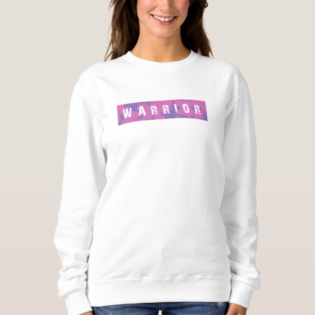 Sweatshirt à manches longues pour femmes guerrière (Devant)