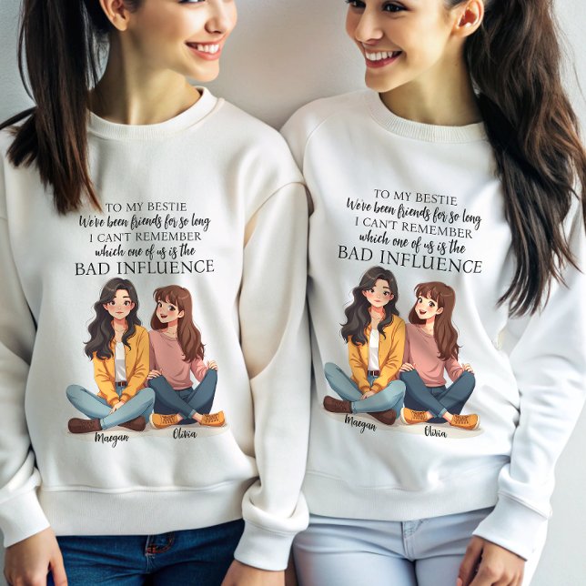 Sweatshirt À Mon Bestie Nous Avons Été Amis Depuis Si Longtem (Créateur téléchargé)