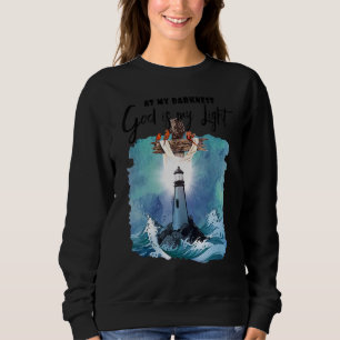 Sweatshirt À Mon Dieu le plus sombre est ma lumière costume c