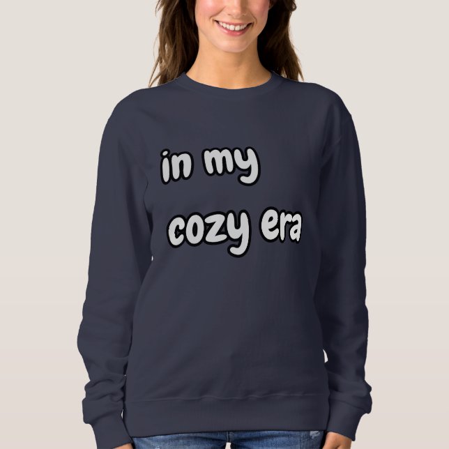 Sweatshirt à mon époque cosy (Devant)