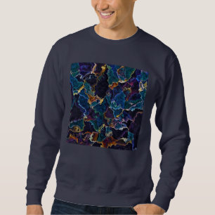 Sweatshirt à nappes d'huile