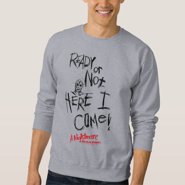 Sweatshirt A Nightmare on Elm Street | Here I Come (Devant)