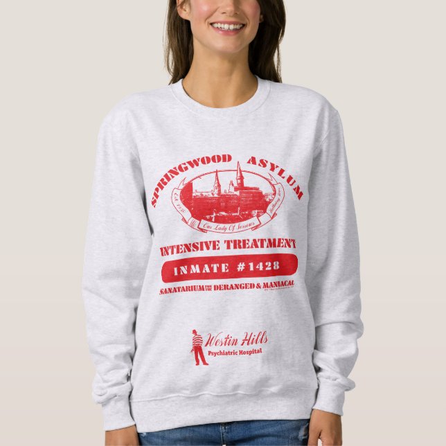 Sweatshirt A Nightmare on Elm Street | Springwood Asylum (Devant)