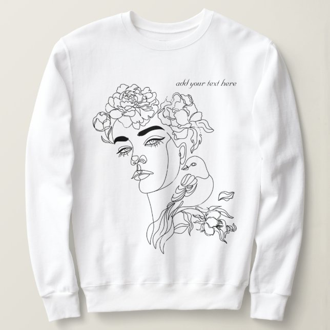 Sweatshirt à stylo unique (Design devant)