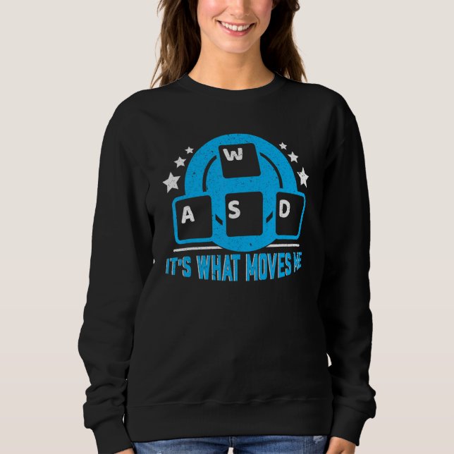 Sweatshirt A W D Me Déplace Gamer Dit : (Devant)
