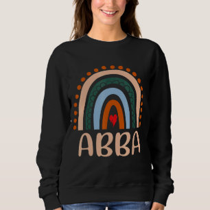 Sweatshirt Abba Arc-en-ciel Grand-mère mignonne Fête des mère