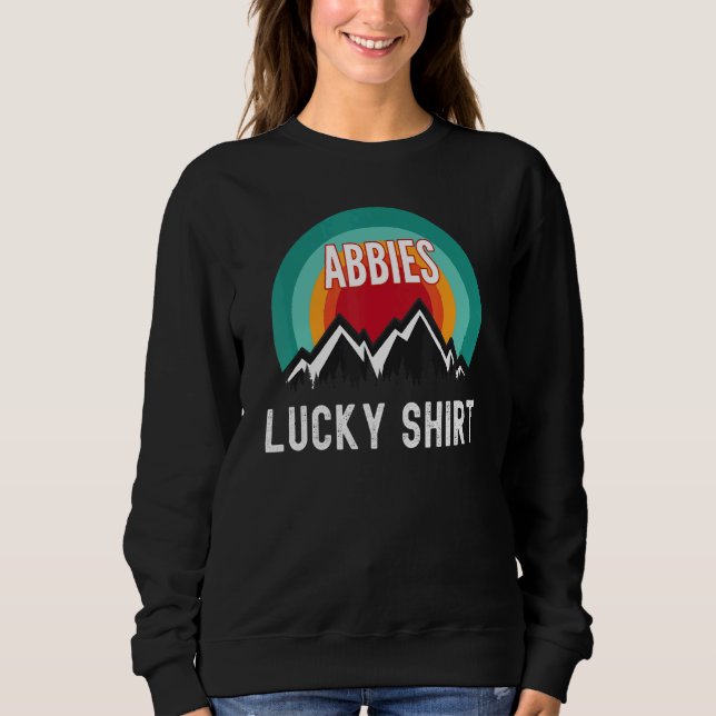 Sweatshirt Abbies Lucky (Devant)