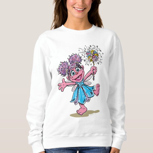 Sweatshirt Abby Cadabby Rue Sésame Art Rétro (Devant)