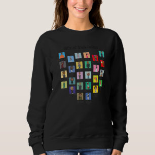 Sweatshirt Abcs De L'Histoire Noire Mois Fierté Femmes Hommes