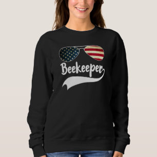 Sweatshirt Abee Keeper 4 juillet Lunettes de soleil du drapea