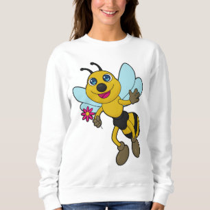 Sweatshirt Abeille à fleurs