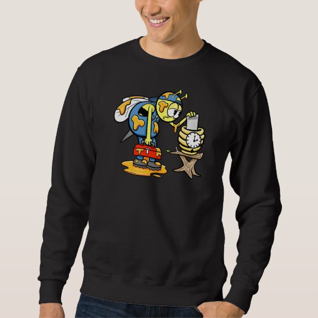 Sweatshirt Abeille Abeille Après Le Travail Abeille (Devant)