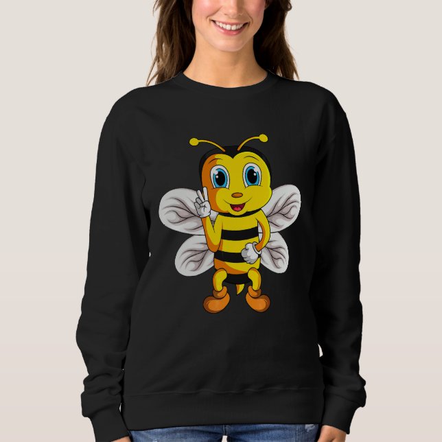 Sweatshirt Abeille Bourdon Garçons Filles Enfants (Devant)